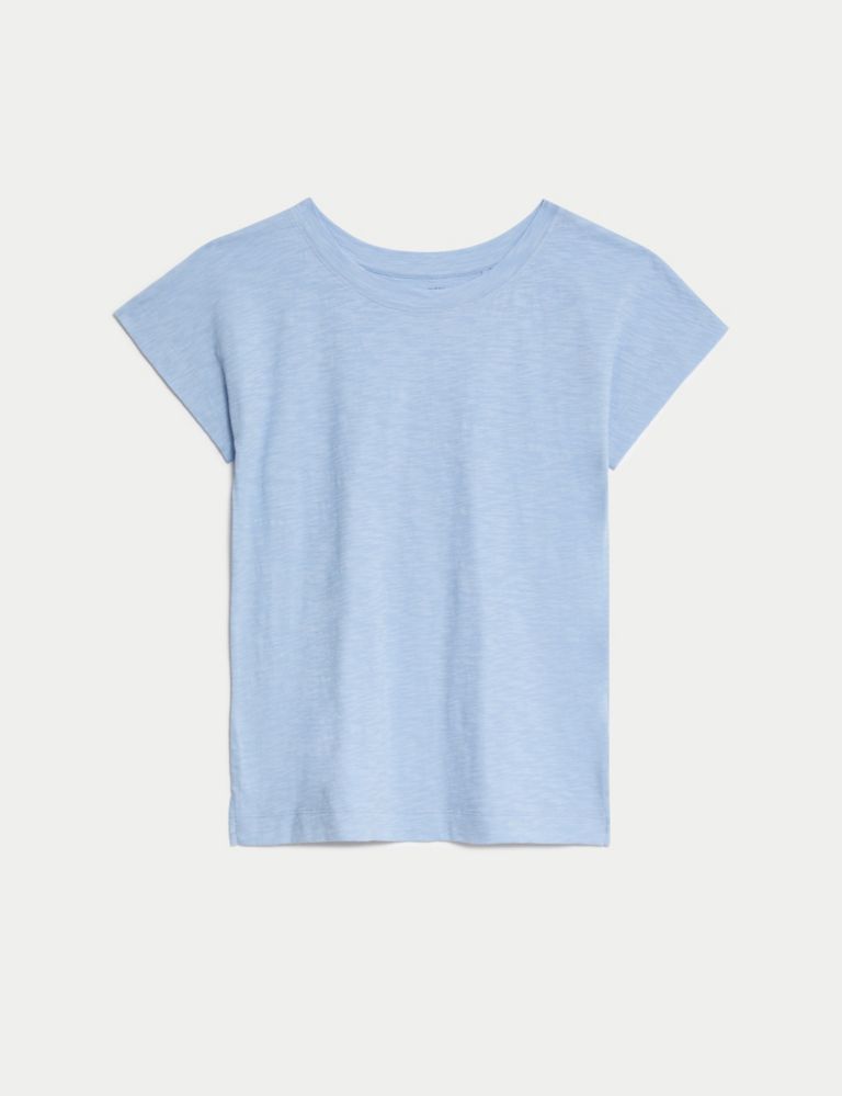 Pure Cotton Everyday Fit Slash Neck T-shirt 2 of 5