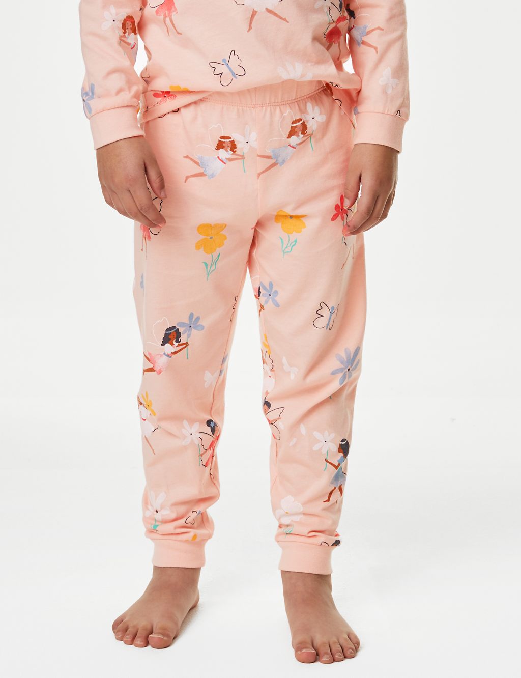 Pure Cotton Fairy Print Pyjamas (1-8 Yrs) 4 of 5