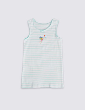 Pure Cotton Fairy Vests (2-7 Years) Image 2 of 3