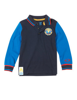 Pure Cotton Fireman Sam™ Rugby Top (1-6 Years) Image 2 of 3