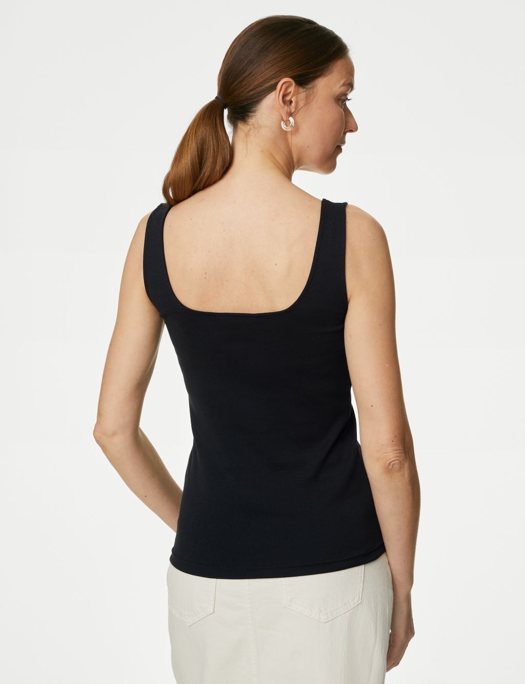 Pure Cotton Fitted Vest 5 of 5