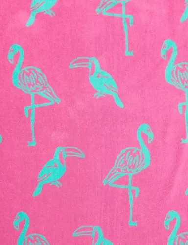 Pure Cotton Flamingo Beach Towel 2 of 4