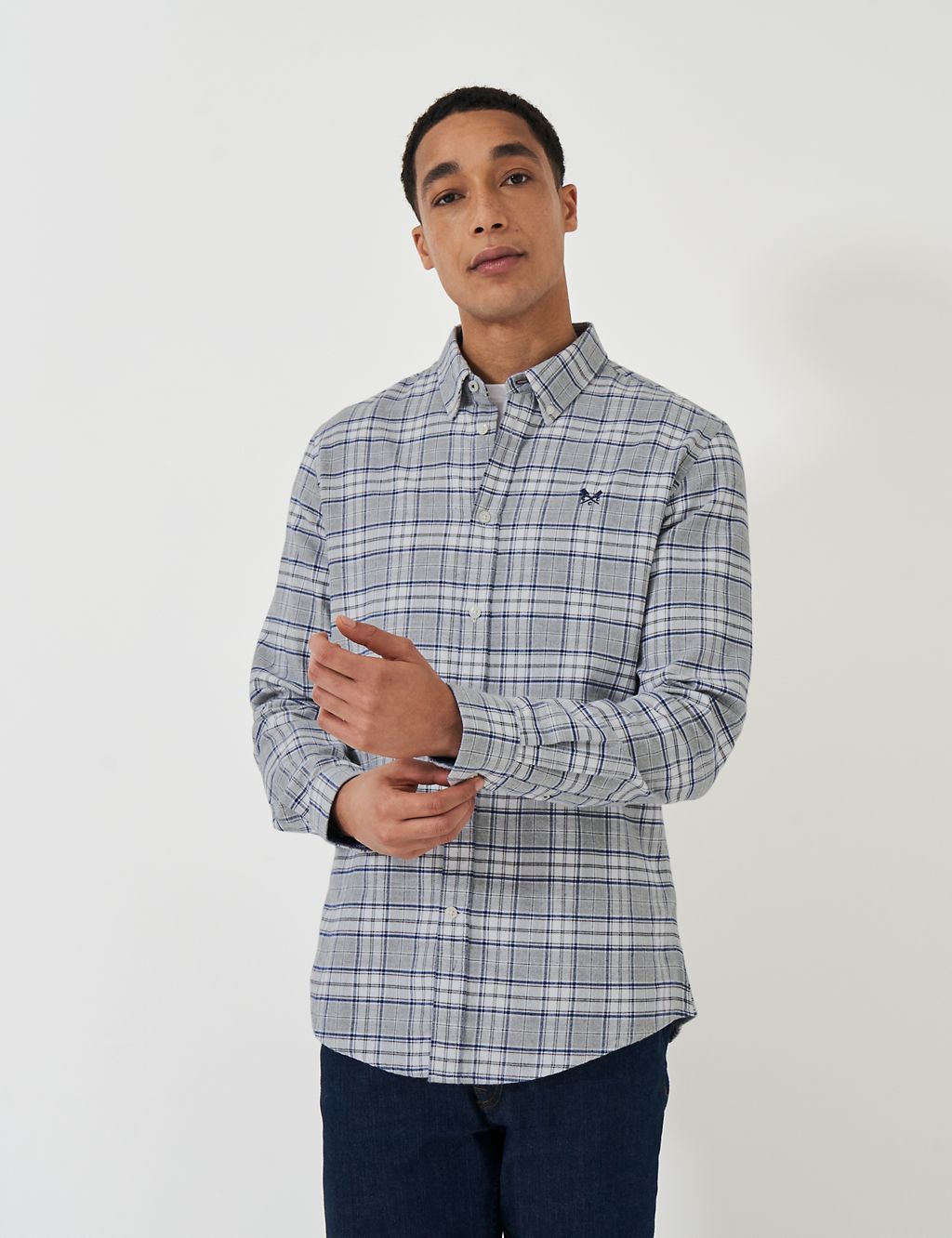 Pure Cotton Flannel Check Shirt 3 of 5