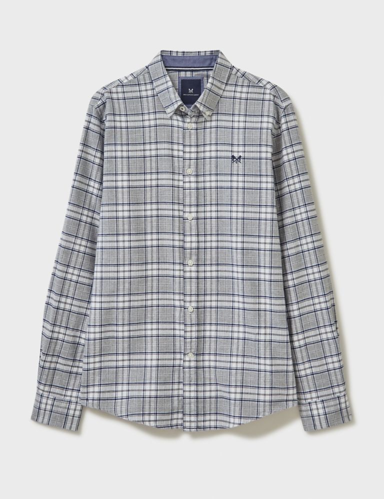 Pure Cotton Flannel Check Shirt 2 of 5