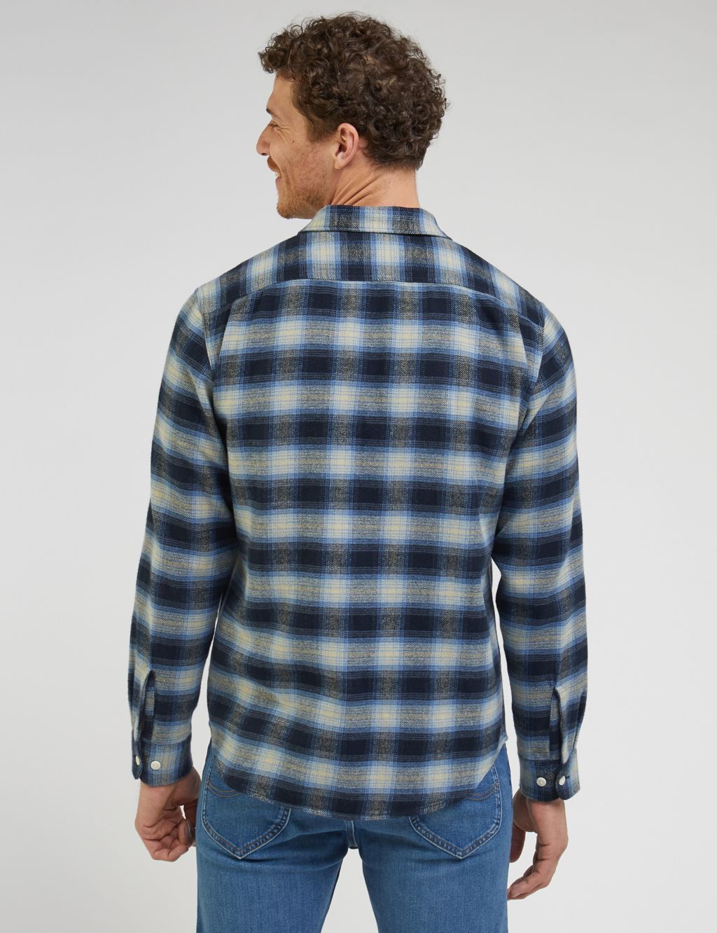 Pure Cotton Flannel Check Shirt 2 of 6