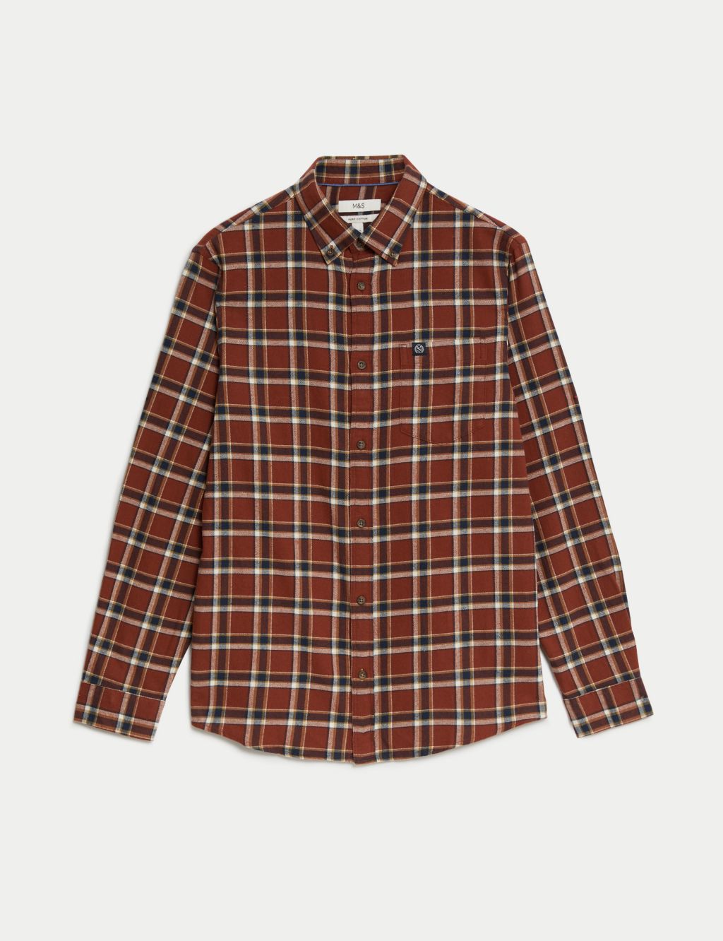 Pure Cotton Flannel Shirt 1 of 5