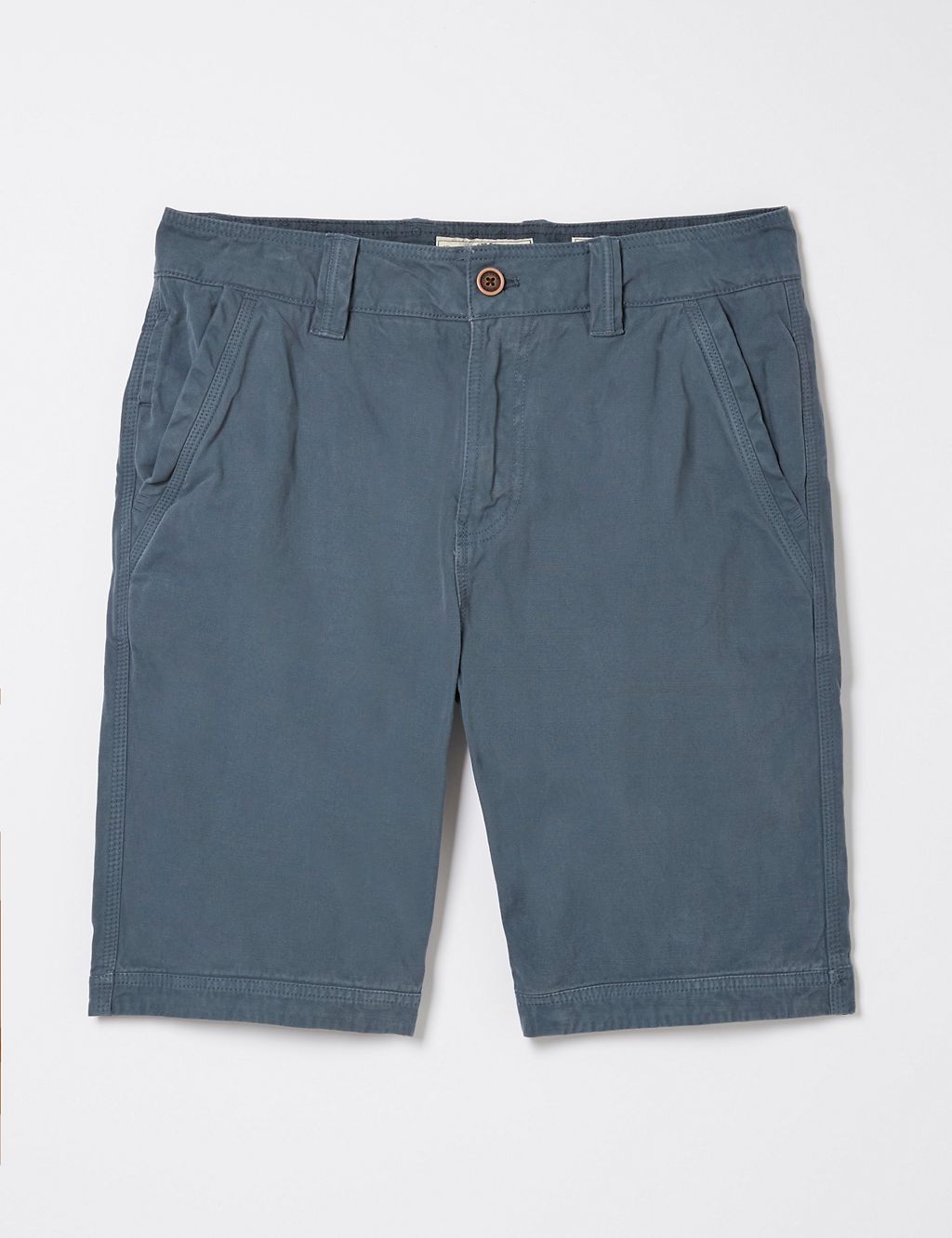Pure Cotton Flat Front Chino Shorts 1 of 4