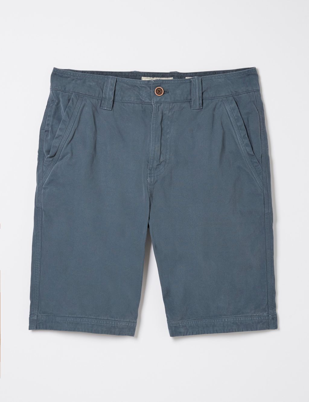 Pure Cotton Flat Front Chino Shorts 1 of 4