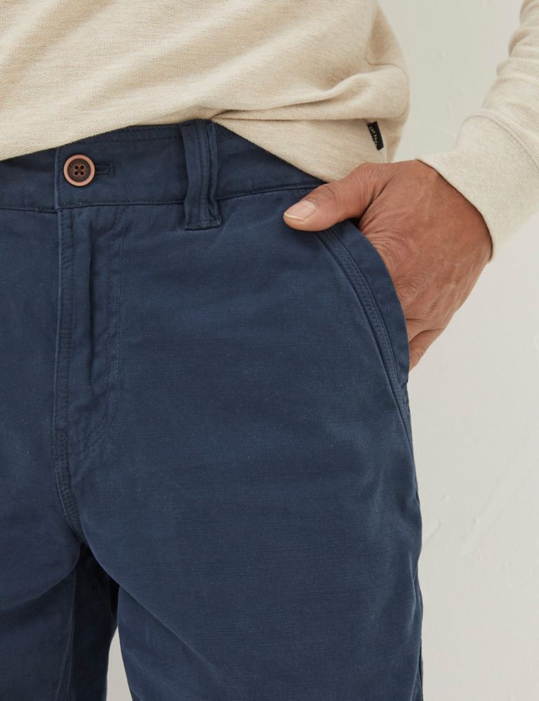 Pure Cotton Flat Front Chino Shorts 4 of 4