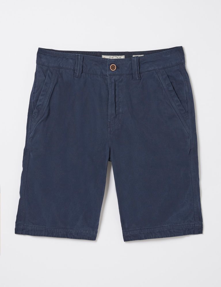 Pure Cotton Flat Front Chino Shorts 2 of 4