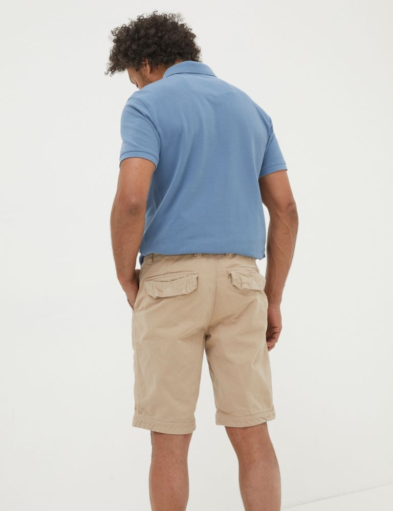 Pure Cotton Flat Front Chino Shorts 3 of 4