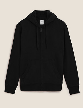 Pure Cotton Fleece Lined Hoodie | M&S Collection | M&S