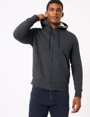 Fleece shop lined hoodie