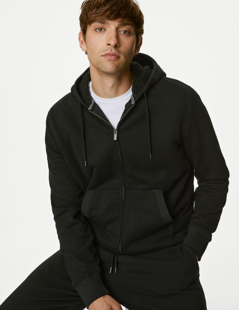 Mens fleece jacket marks sale and spencer