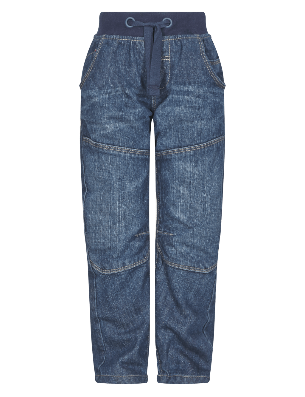 Pure Cotton Fleece Lined Jeans 1 7 Years M S
