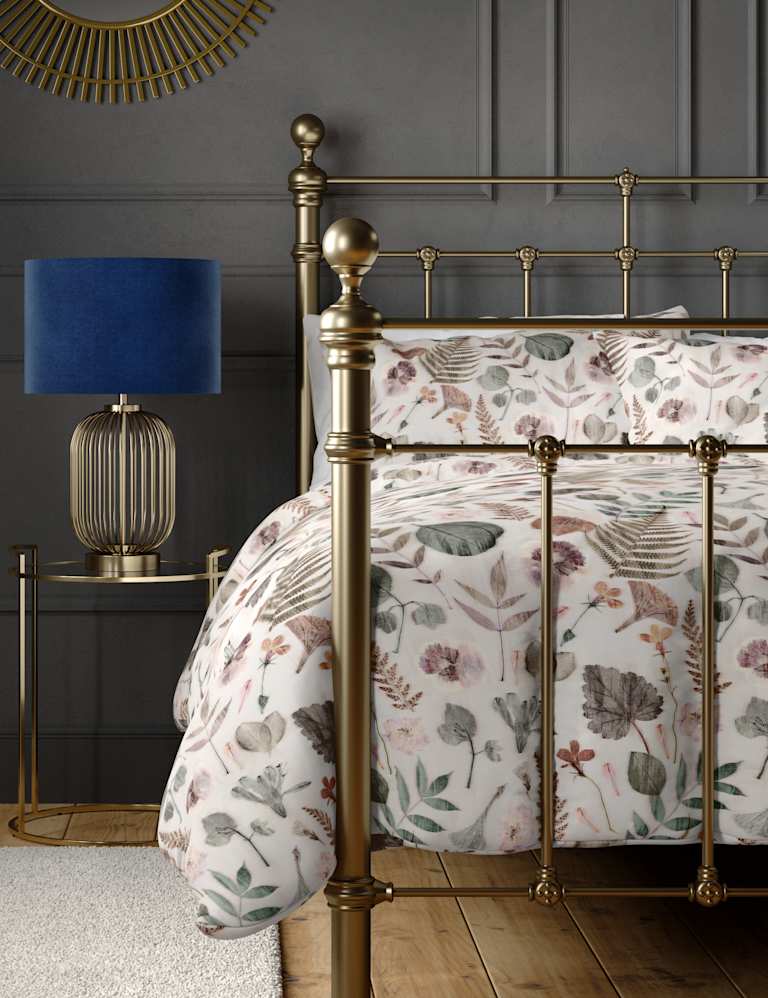 Pure Cotton Floral Bedding Set M&S