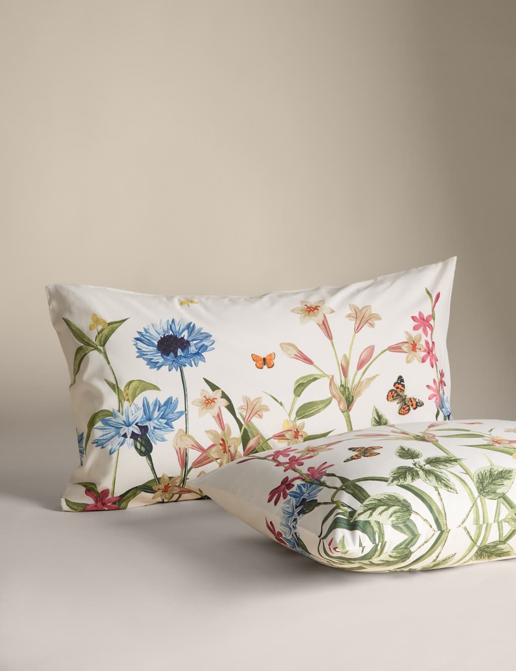 Pure Cotton Floral Bedding Set M&S Collection M&S