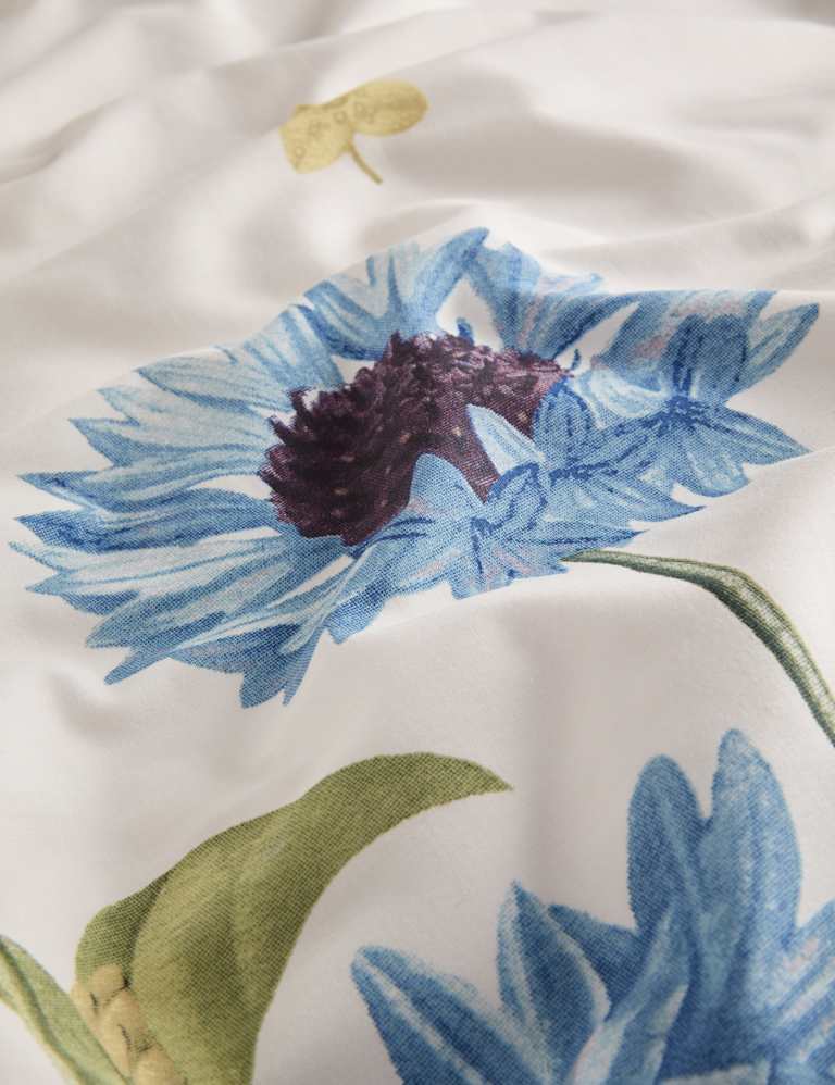 Pure Cotton Floral Bedding Set M&S Collection M&S