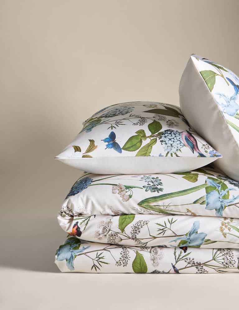 Pure Cotton Floral Bedding Set M&S Collection M&S
