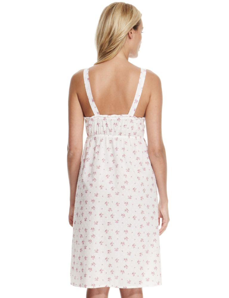 Pure Cotton Floral Chemise with Cool Comfort™ Technology 5 of 5