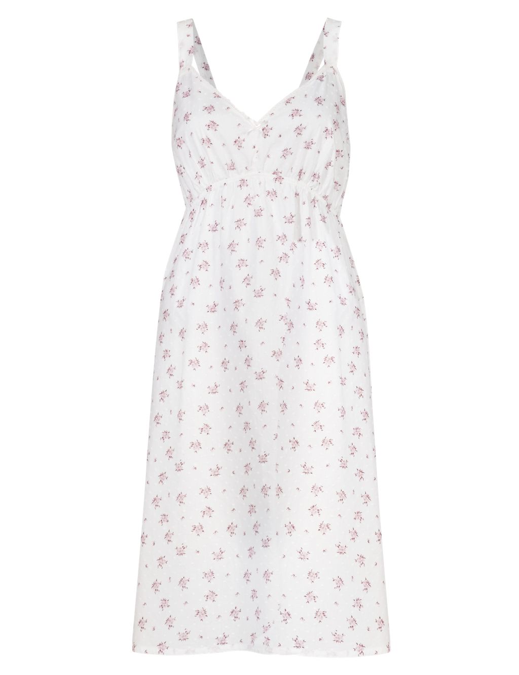 Pure Cotton Floral Chemise with Cool Comfort™ Technology 1 of 5