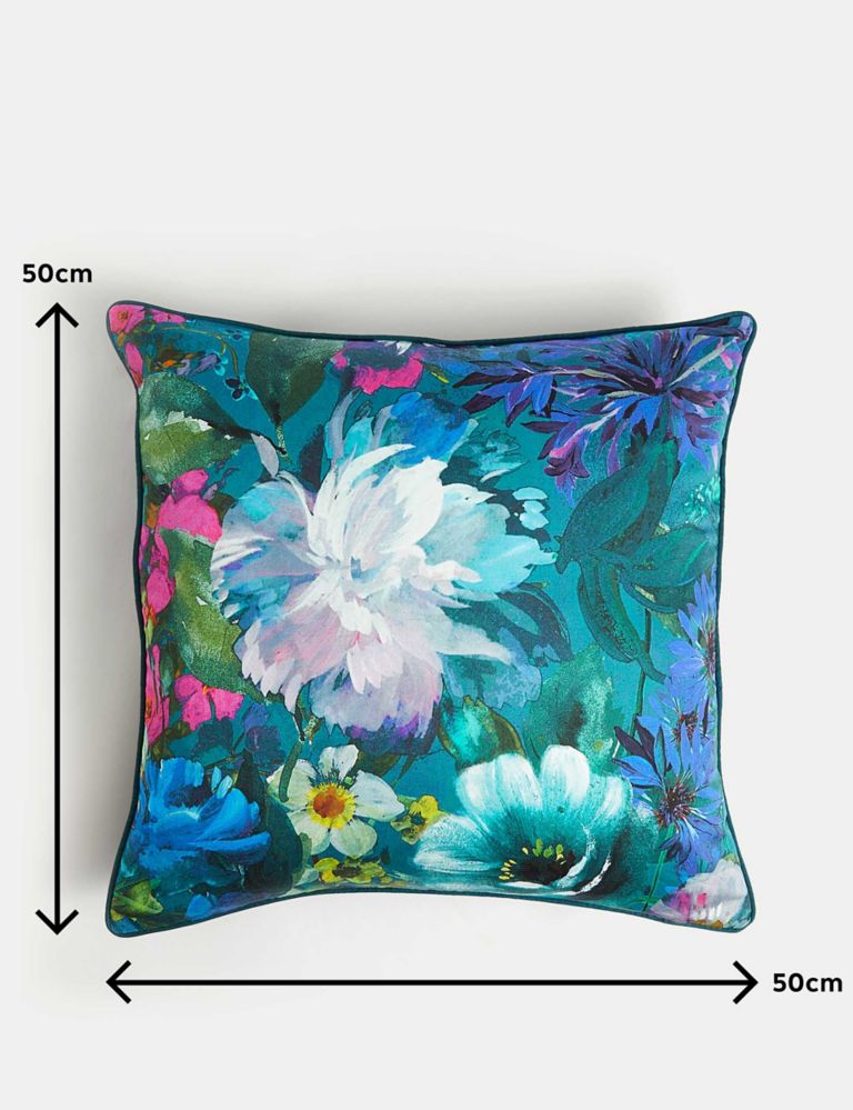 Pure Cotton Floral Cushion 5 of 5