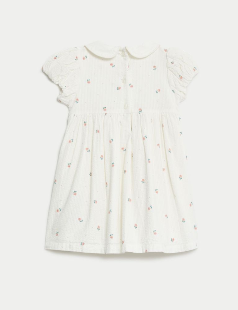 Pure Cotton Floral Dress (0-3 Yrs) 3 of 5