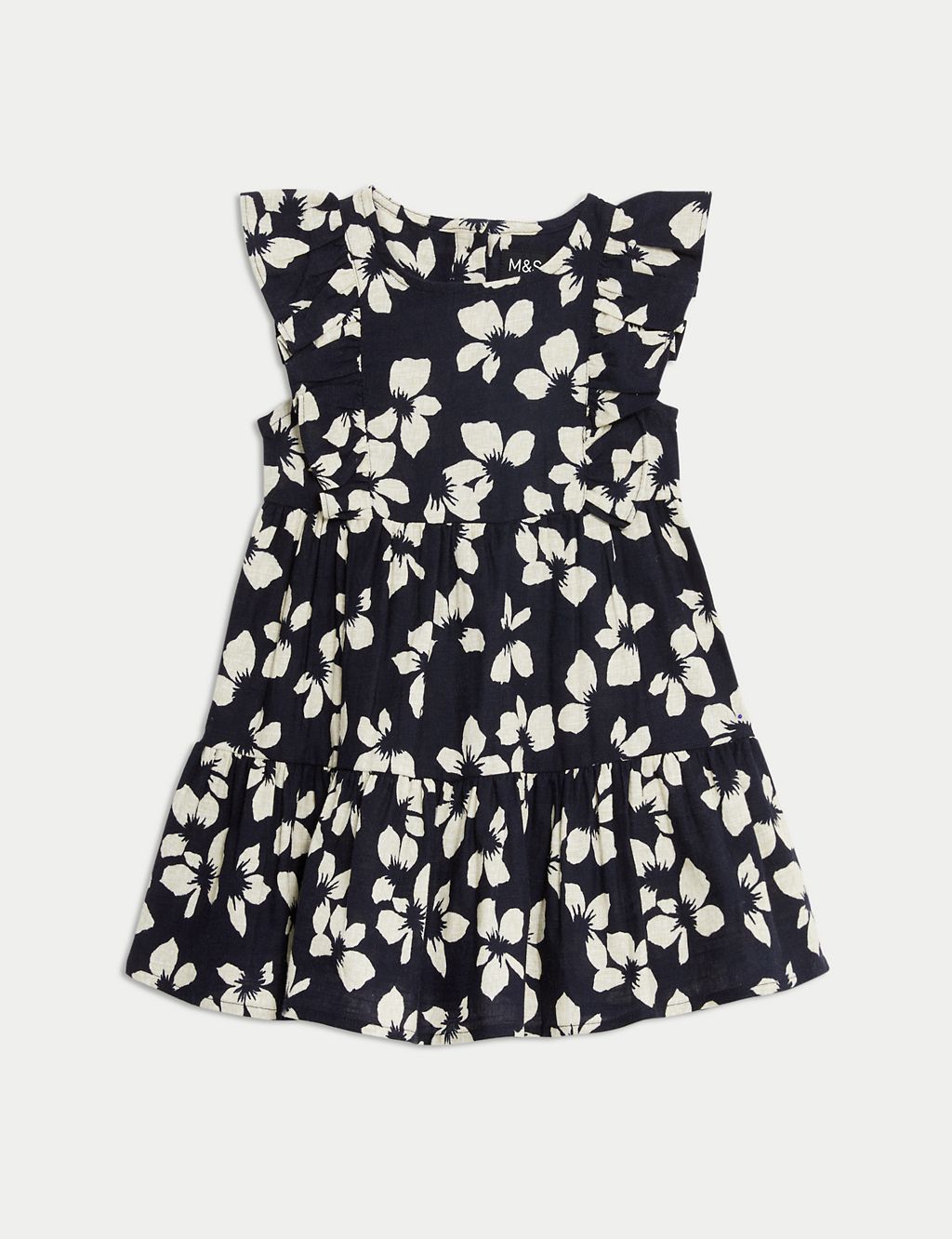Pure Cotton Floral Dress (0-3 Yrs) 3 of 3