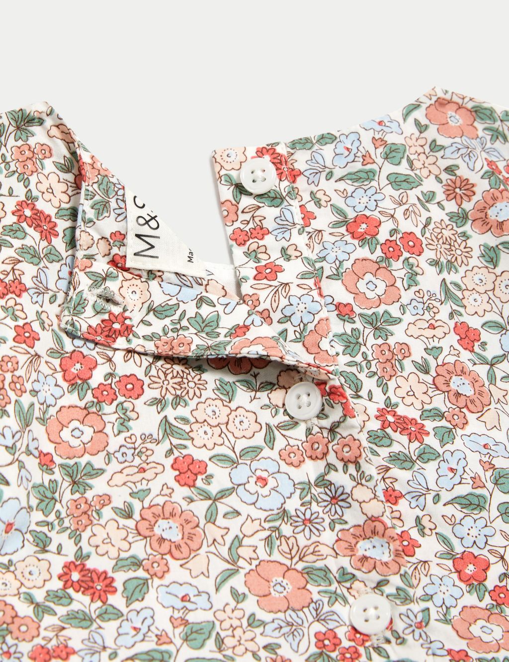 Pure Cotton Floral Dress (0-3 Yrs) 2 of 3