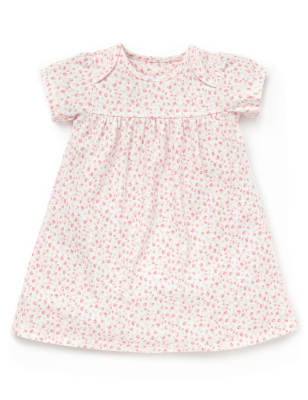 Pure Cotton Floral Dress | M&S