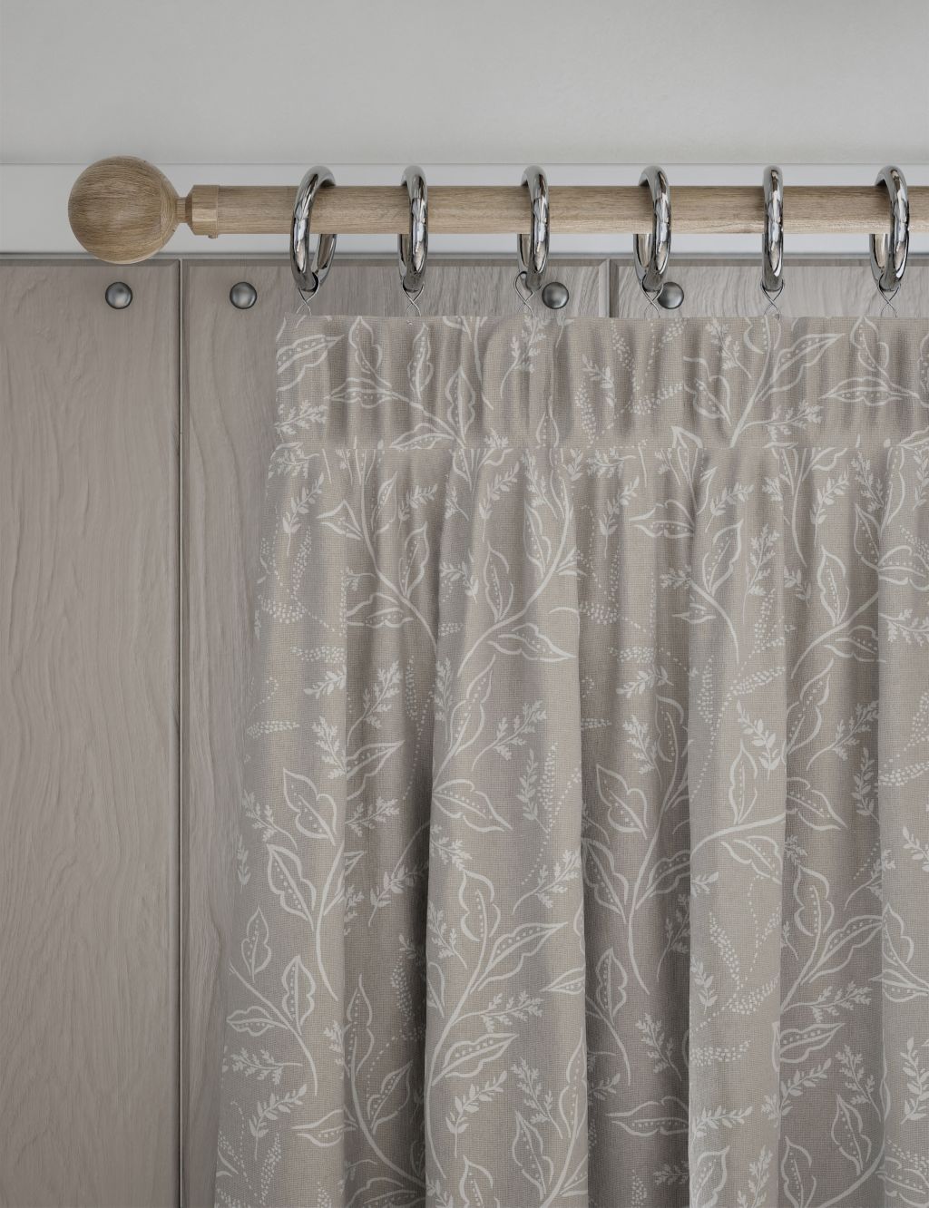 Pure Cotton Floral Eyelet Curtains 3 of 5