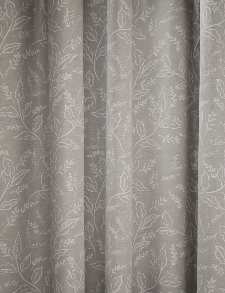 Pure Cotton Floral Eyelet Curtains 2 of 5