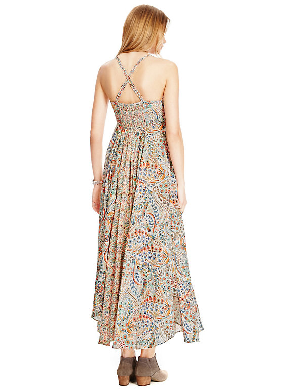 Pure Cotton Floral Maxi Dress | Indigo Collection | M&S