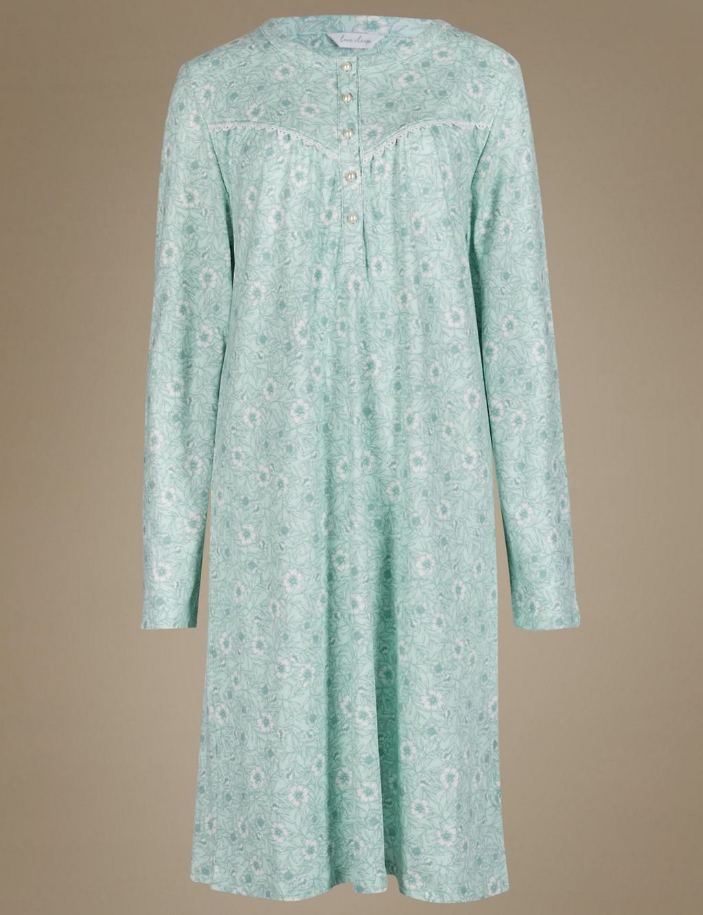 Pure Cotton Floral Print Nightdress 1 of 5