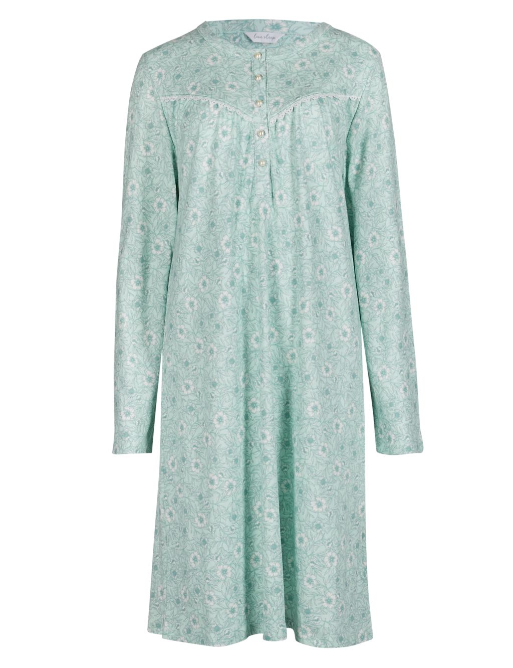 Pure Cotton Floral Print Nightdress 4 of 5