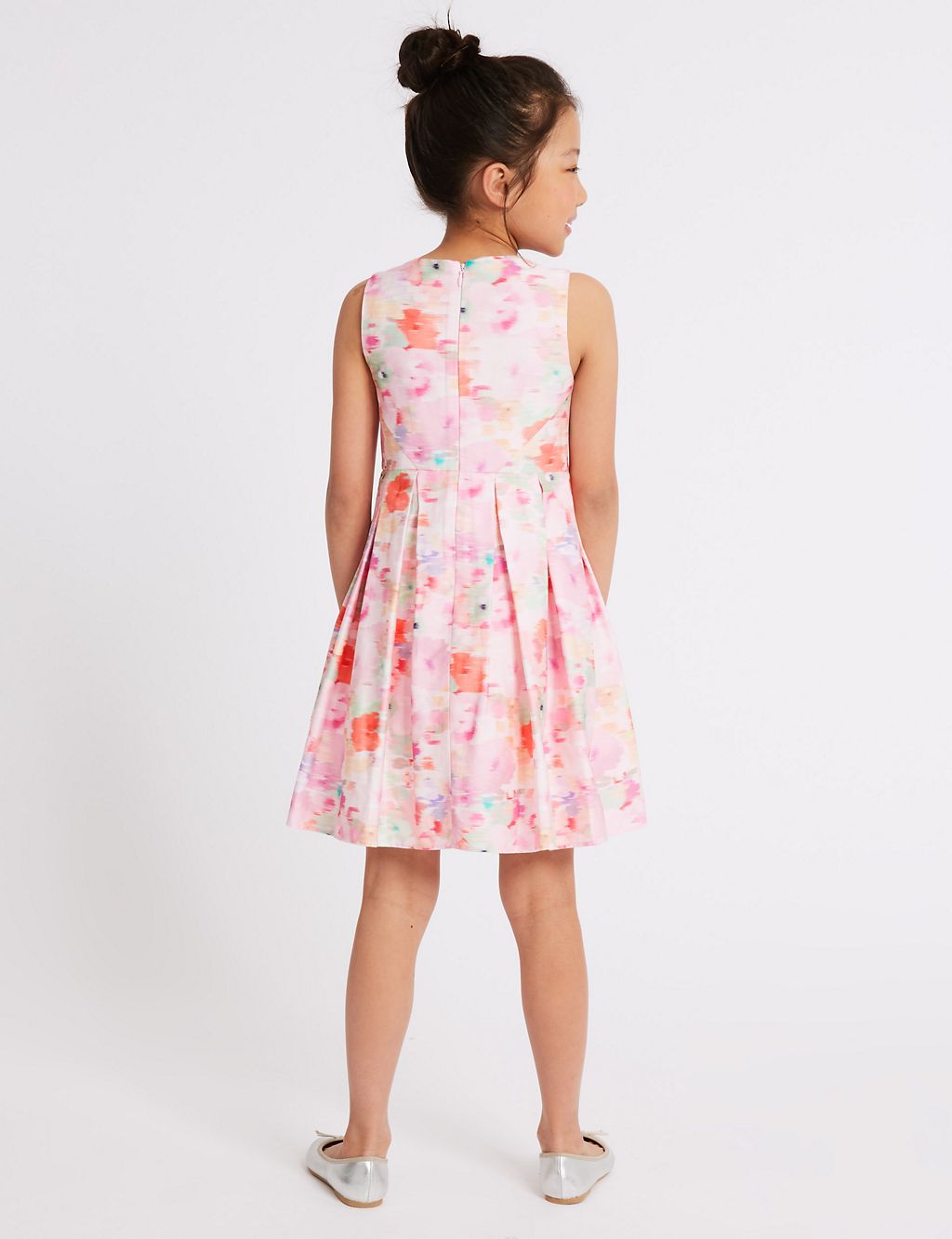 Pure Cotton Floral Print Prom Dress (3-16 Years) 2 of 3