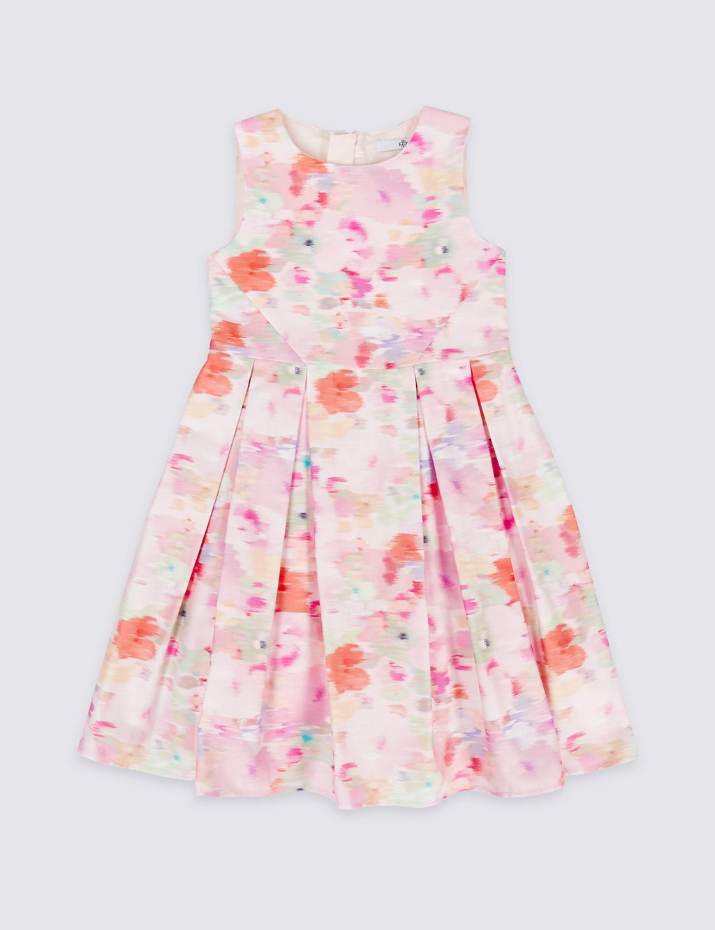 Pure Cotton Floral Print Prom Dress (3-16 Years) 1 of 3