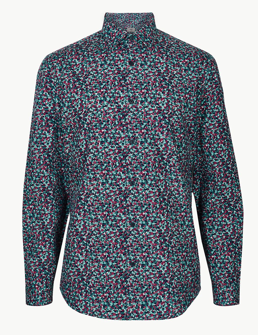 Pure Cotton Floral Print Shirt 1 of 4