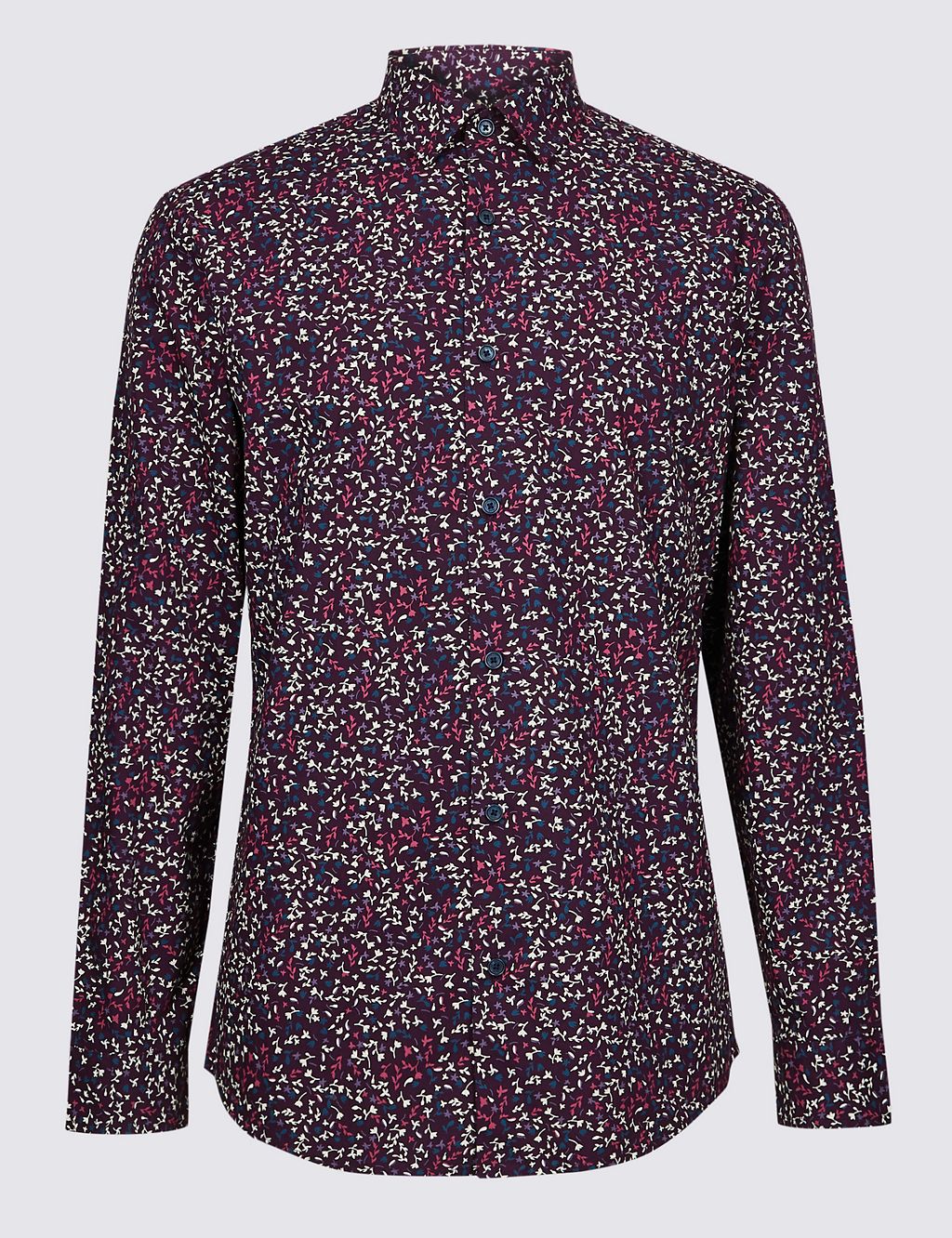 Pure Cotton Floral Print Shirt 1 of 4
