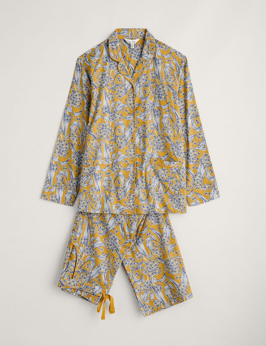 Pure Cotton Floral Pyjama Set 1 of 6
