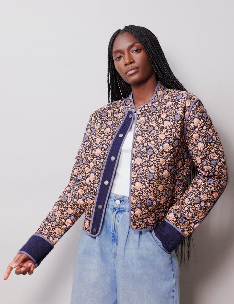 Jacket floral hot sale