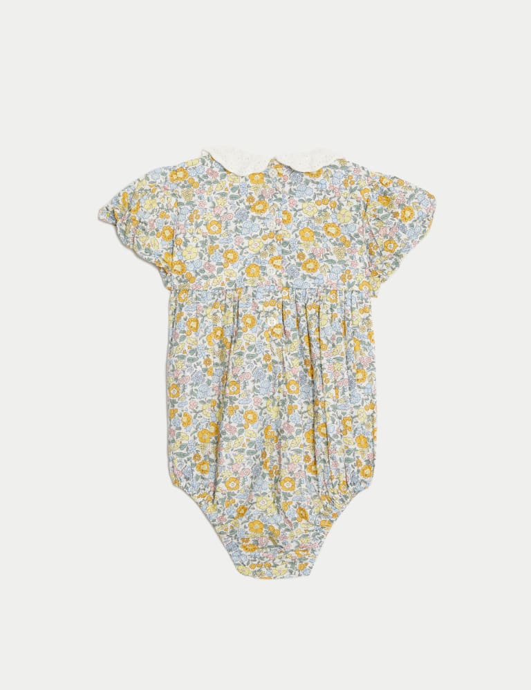 Pure Cotton Floral Romper (0-3 Yrs) 3 of 5