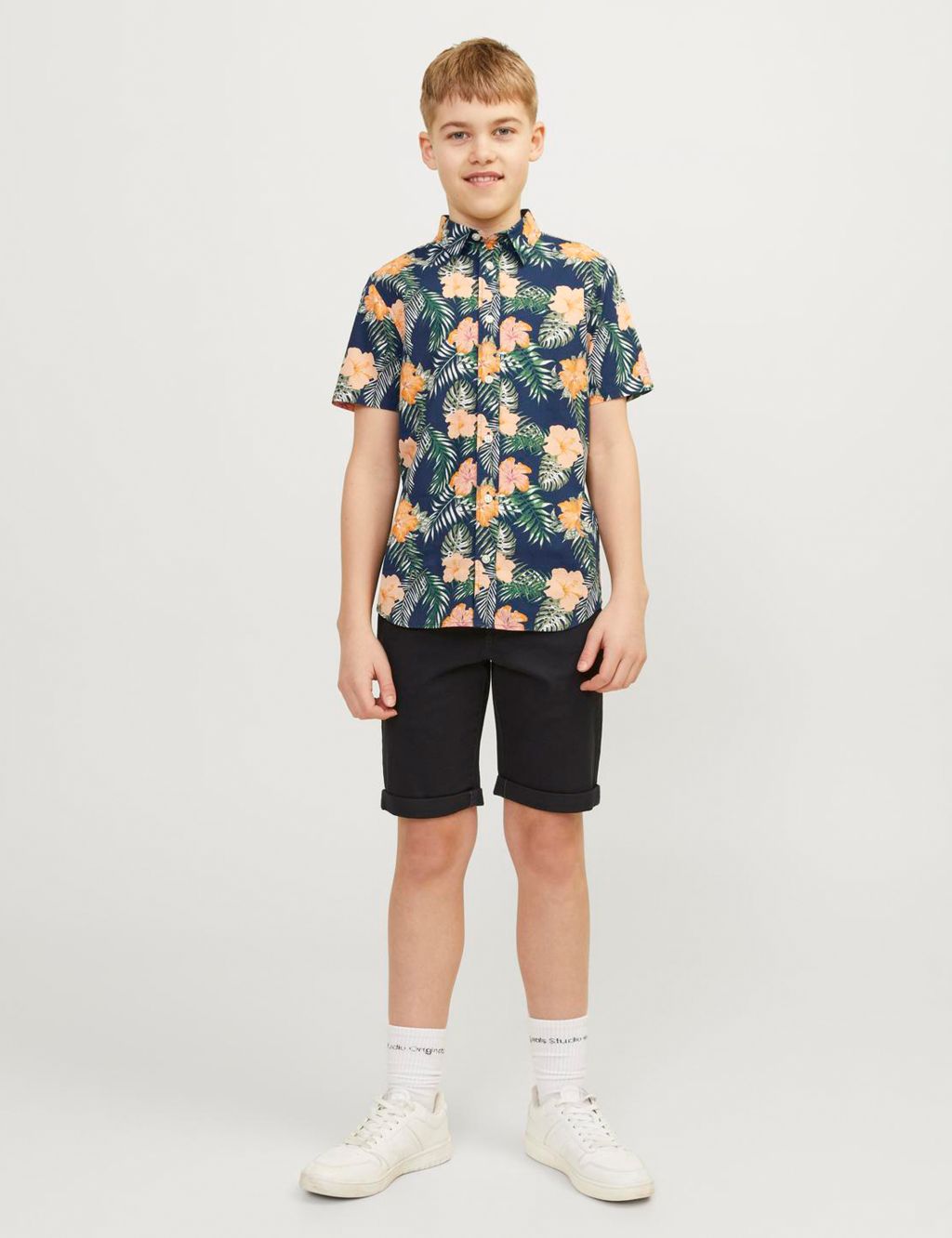 Pure Cotton Floral Shirt (8-16 Yrs) 4 of 7