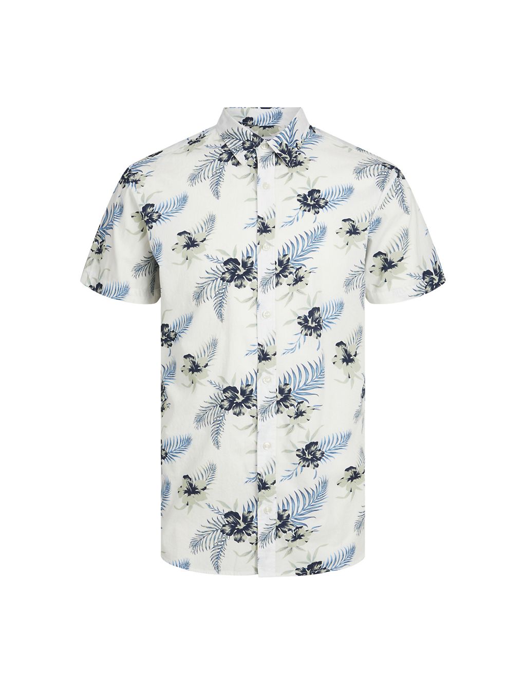 Pure Cotton Floral Shirt (8-16 Yrs) 1 of 6