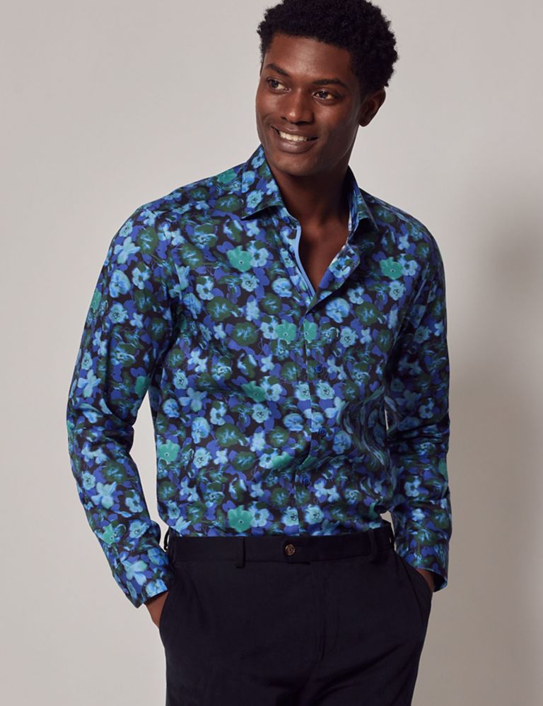 Pure Cotton Floral Shirt 1 of 6