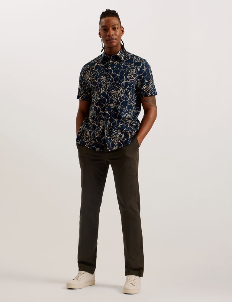 Pure Cotton Floral Shirt 2 of 3