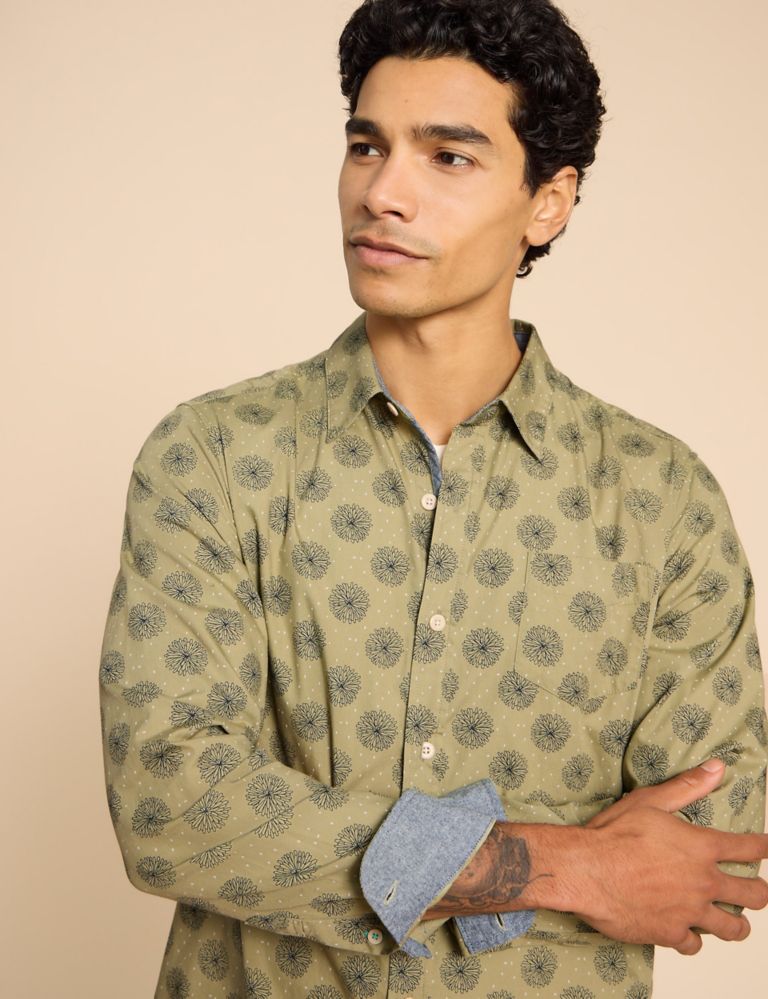 Pure Cotton Floral Shirt 5 of 6
