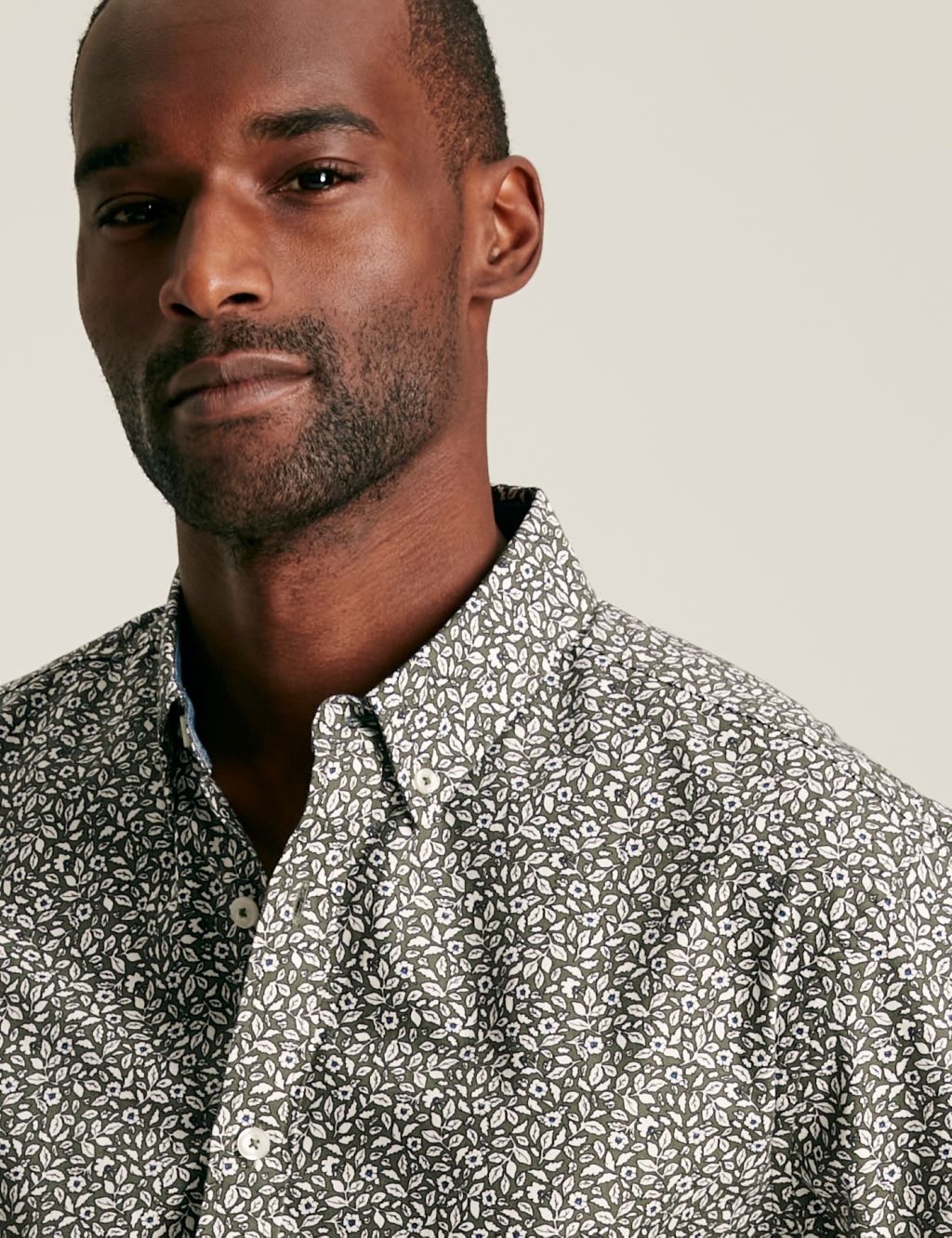 Pure Cotton Floral Shirt 7 of 7
