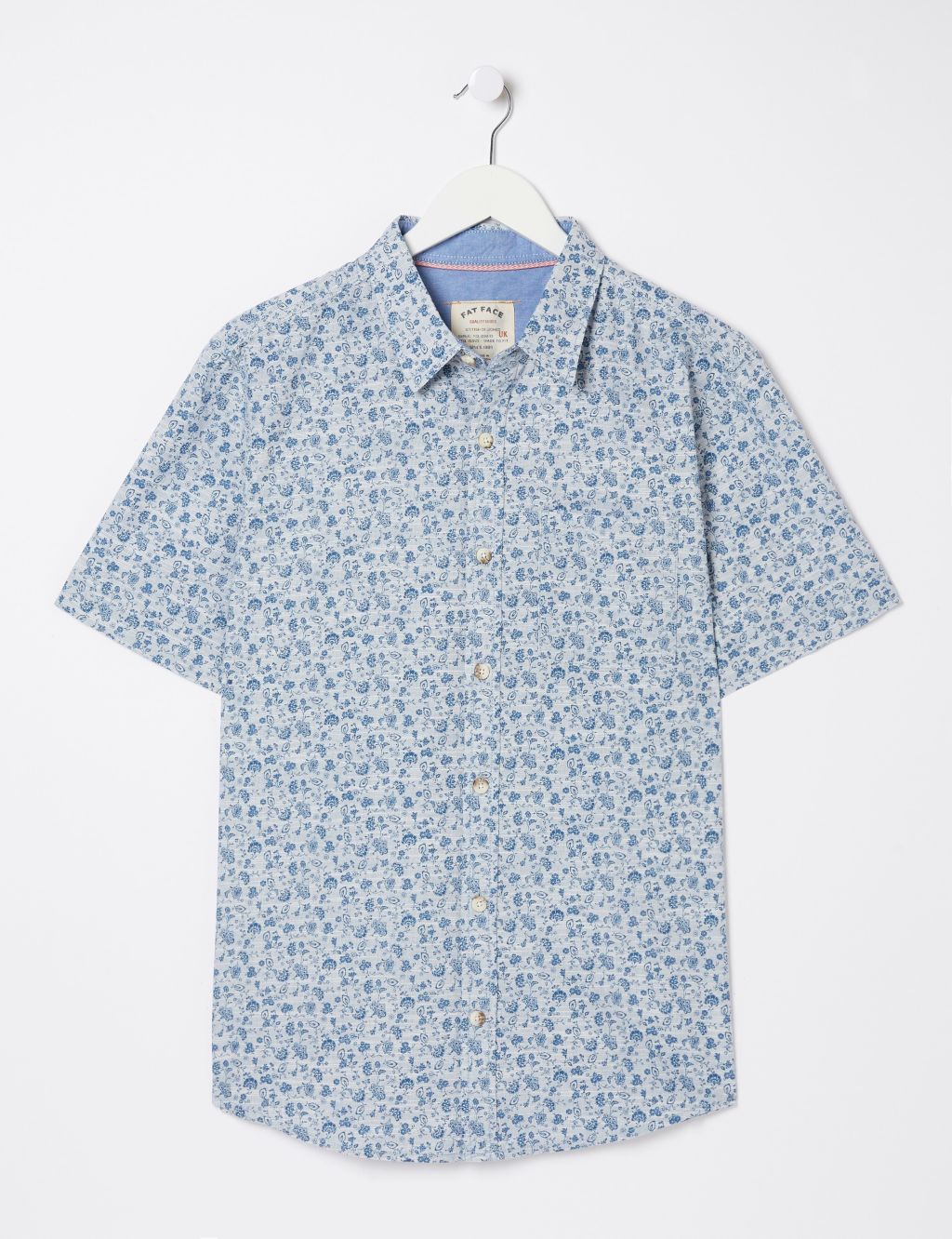 Pure Cotton Floral Shirt 1 of 5