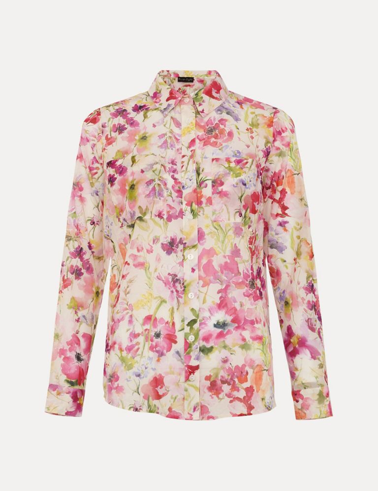 Pure Cotton Floral Shirt 2 of 8